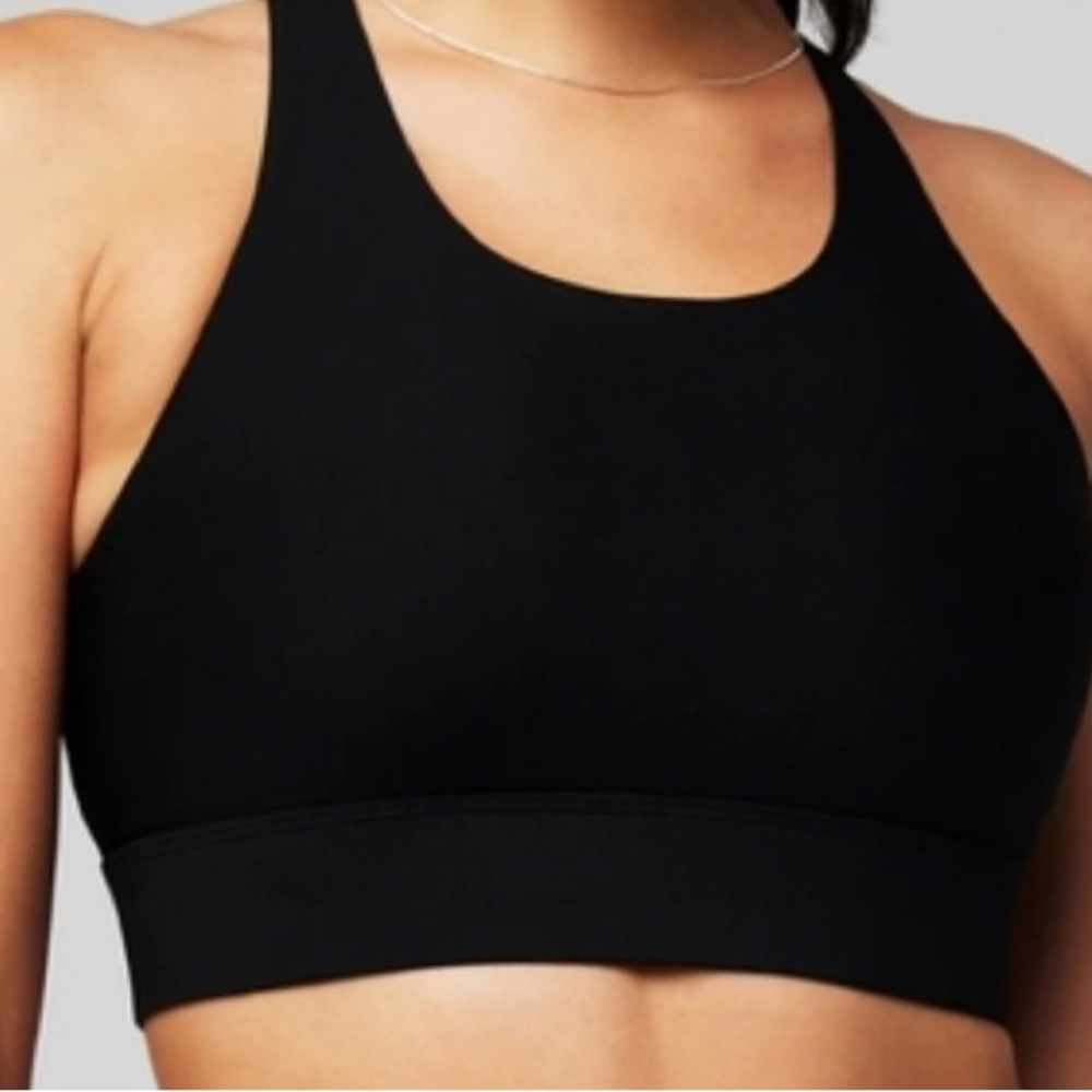 Fabletics No Bounce High-impact Black Sports Bra